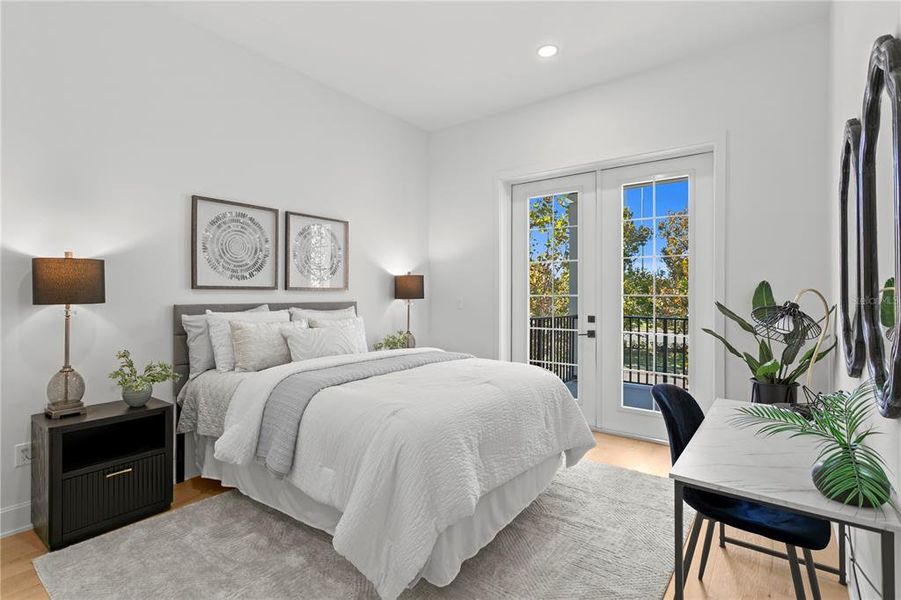 Furnished interior view inside a new home in , St. Petersburg (Image 11).