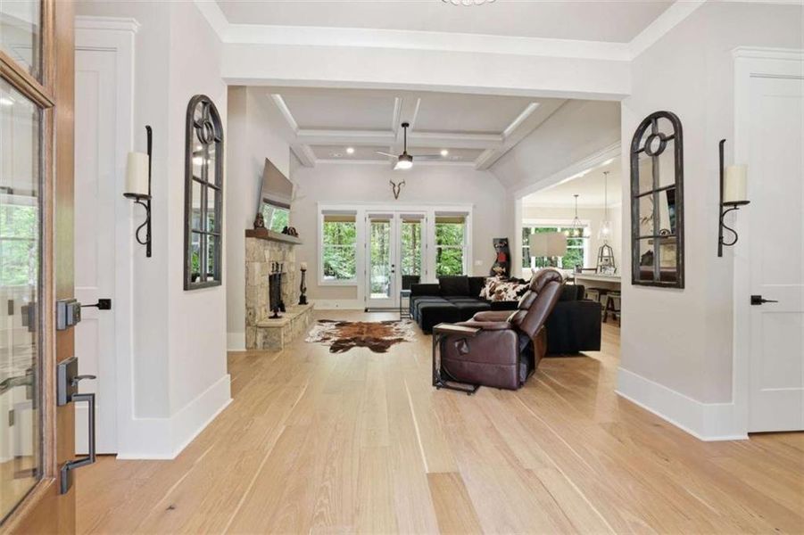 Furnished interior view inside a new home in , Clarkesville (Image 47).