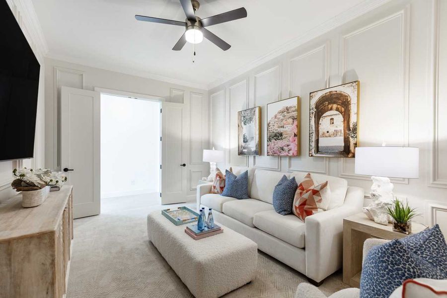 Representative Entertainment Room - some options shown