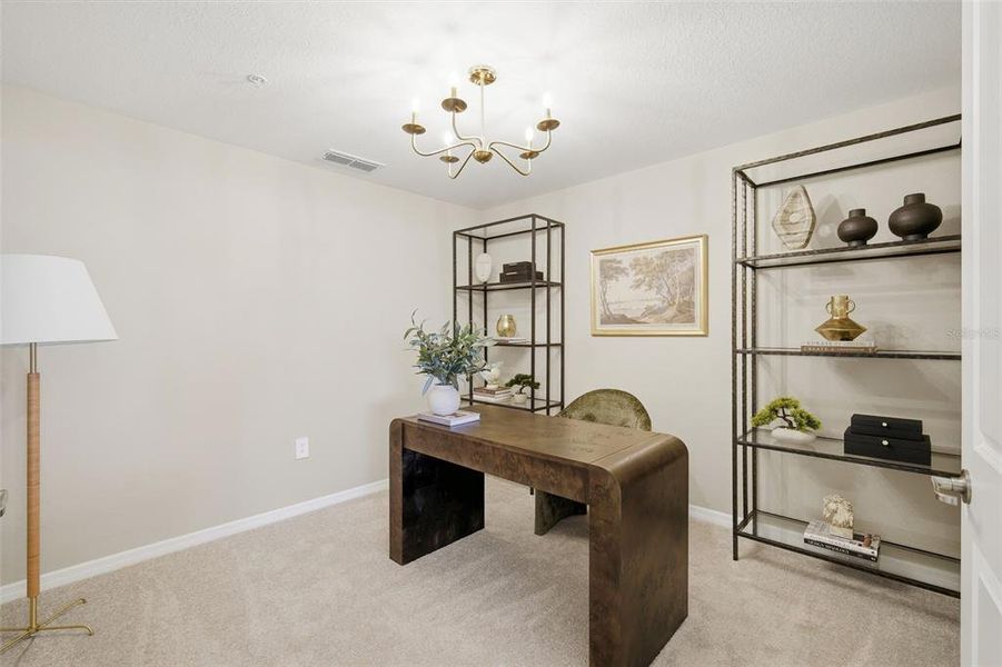 Furnished interior view inside a new home in Calusa Country Club, Lakewood Ranch (Image 10). Furnished interior view inside a new home in Calusa Country Club, Lakewood Ranch (Image 10).