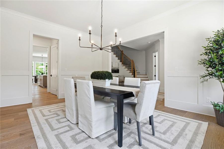 Furnished interior view inside a new home in , Atlanta (Image 46).