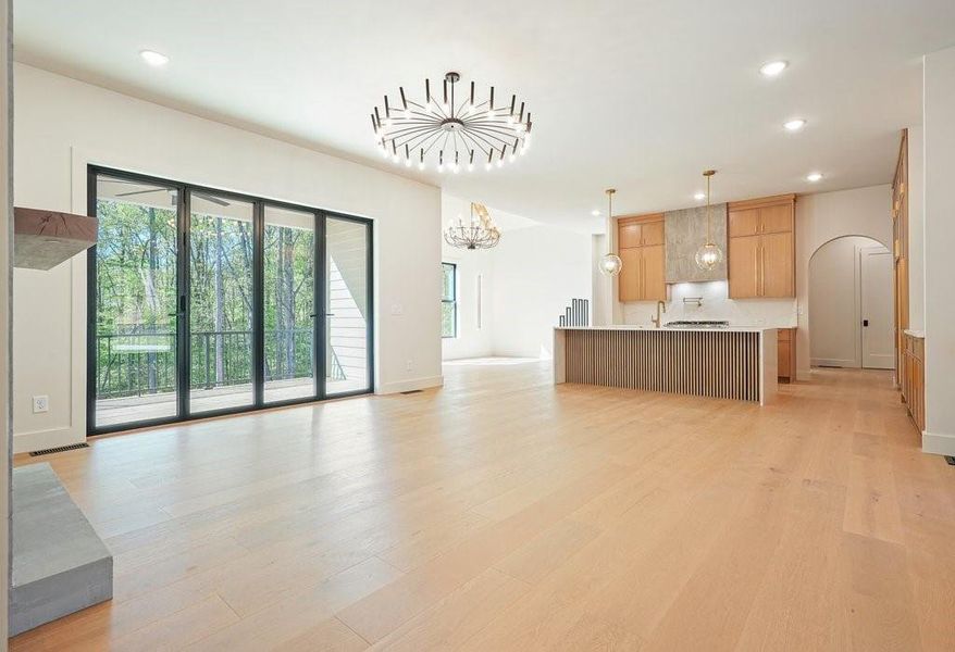 Spacious, unfurnished interior of a new home in , Canton (Image 52).