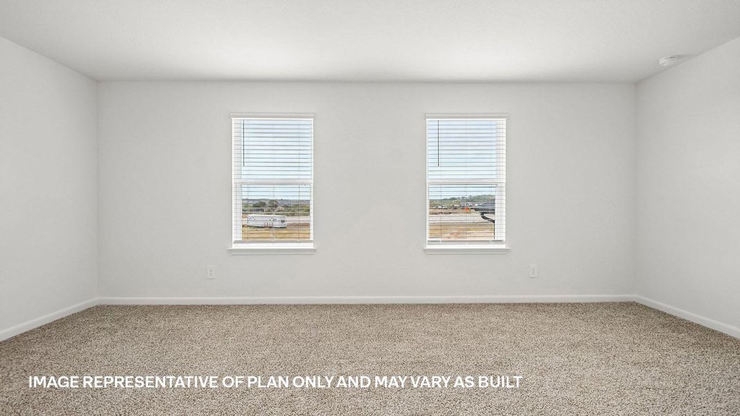 Representative unfurnished interior of a home built from the The Ozark by D.R. Horton in Revelry, Del Valle (Image 30). Representative unfurnished interior of a home built from the The Ozark by D.R. Horton in Revelry, Del Valle (Image 30).