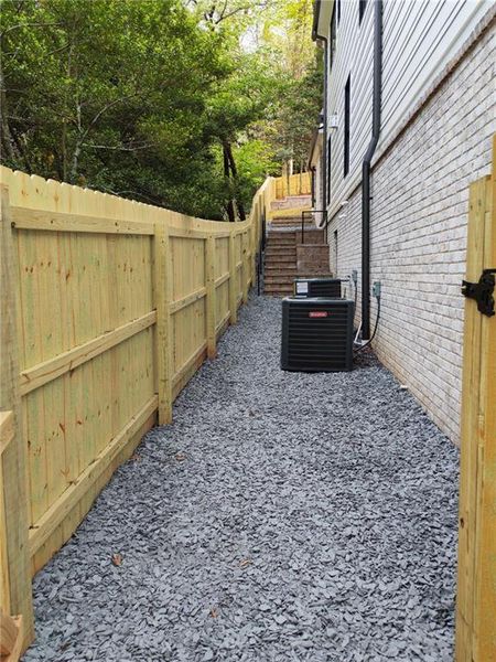 Exterior details and patio area of a home in , Atlanta (Image 30).