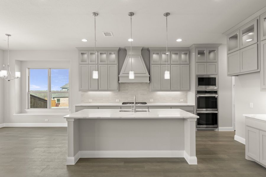 Furnished interior view inside a new home in Providence Cove, McKinney (Image 6). Furnished interior view inside a new home in Providence Cove, McKinney (Image 6).