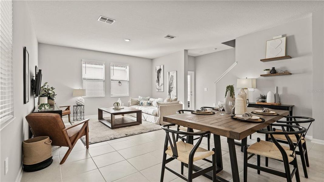 Furnished interior view inside a new home in , Apopka (Image 11). Furnished interior view inside a new home in , Apopka (Image 11).