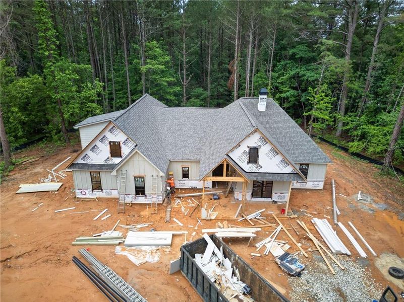 In-progress construction of a new home in , Dallas, GA (Image 5).