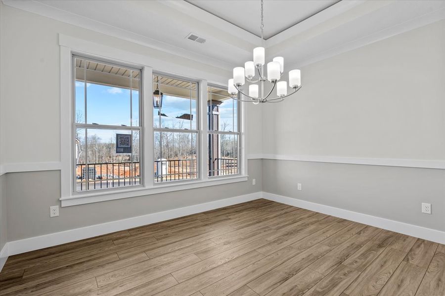 Representative unfurnished interior of a home built from the Caterina Elite by Enchanted Homes in Tubbs Mountain Estates, Travelers Rest (Image 20).