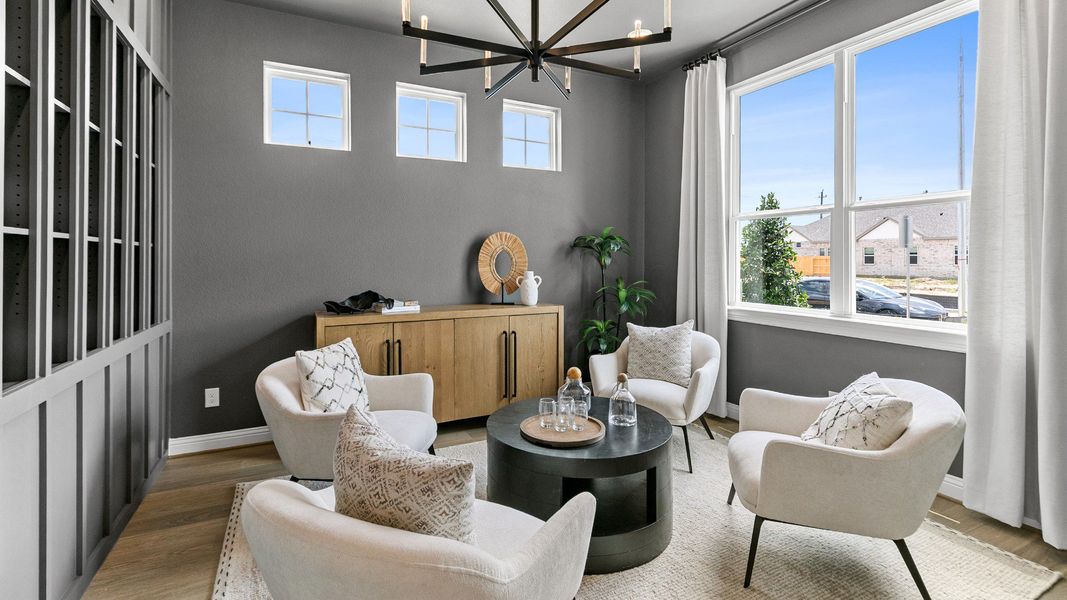 Representative furnished interior of a home built from the Magnolia by DRB Homes in Brookewater, Rosenberg (Image 10).