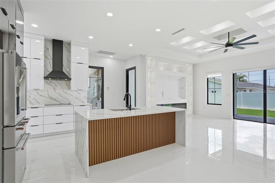 Furnished interior view inside a new home in , Tampa (Image 14).
