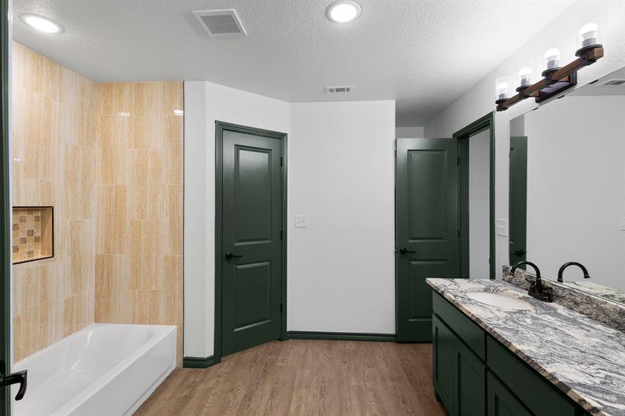 Furnished interior view inside a new home in , Nocona (Image 14).