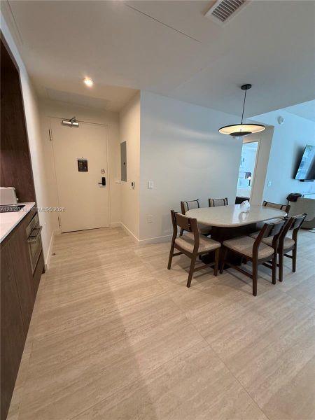 Furnished interior view inside a new home in , Miami (Image 16). Furnished interior view inside a new home in , Miami (Image 16).