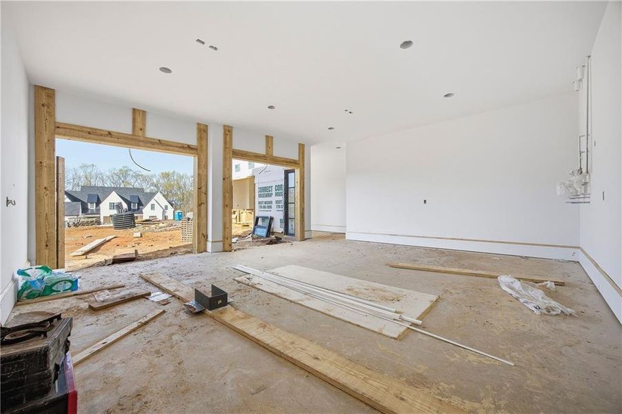 In-progress construction of a new home in , Buford, GA (Image 15).