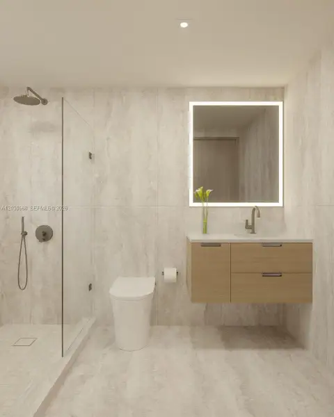 Furnished interior view inside a new home in , Miami Beach (Image 14).