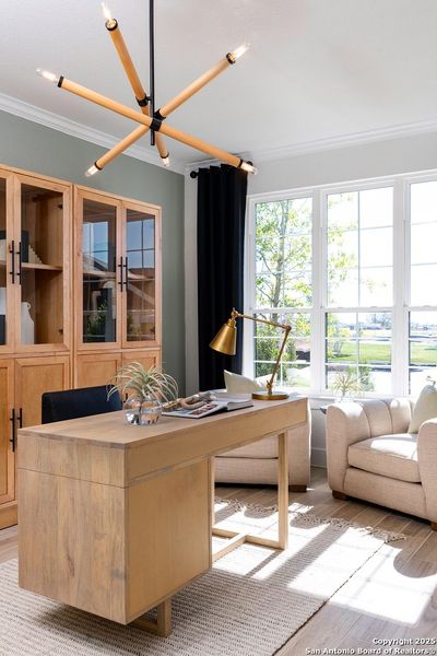 Furnished interior view inside a new home in Legacy at Lake Dunlap, New Braunfels (Image 9).