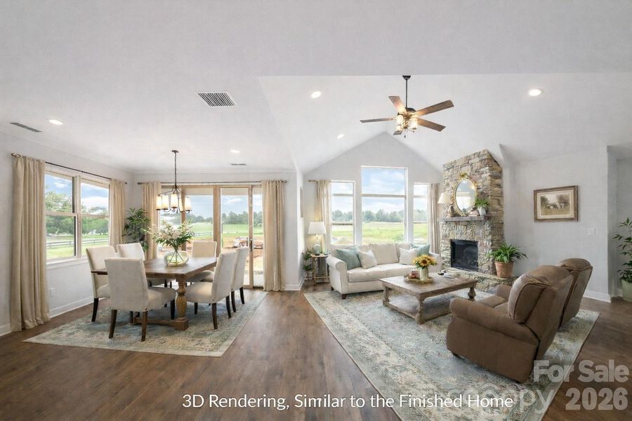 Furnished interior view inside a new home in , Lancaster (Image 19).