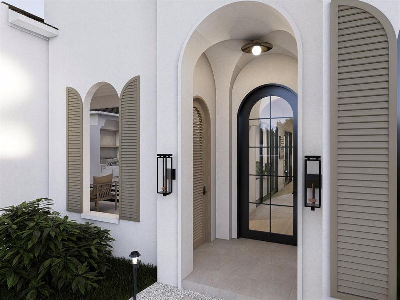 Exterior details and patio area of a home in , Heath (Image 21).