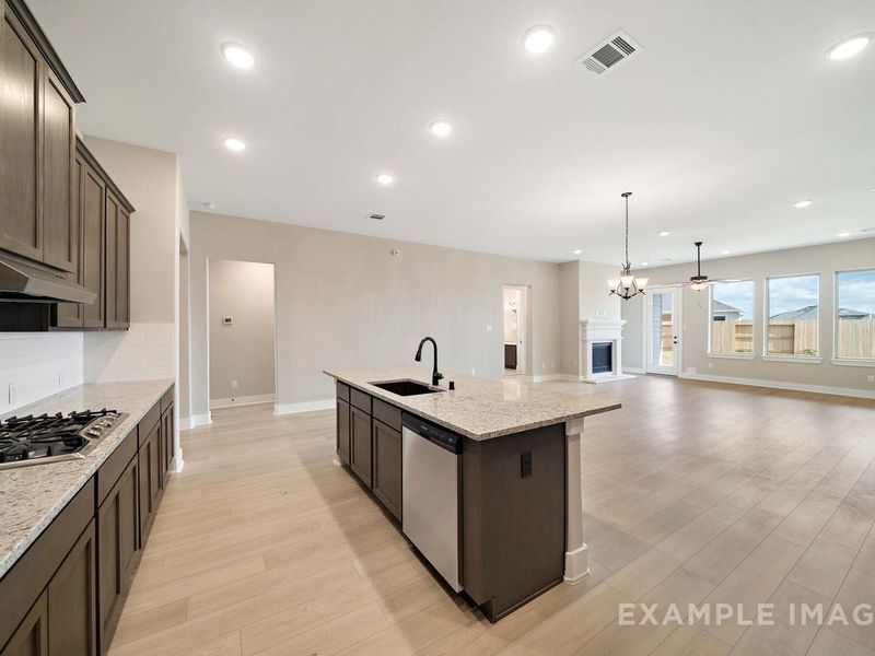 Representative furnished interior of a home built from the The Elizabeth A by Davidson Homes LLC in Lago Mar, Texas City (Image 15).