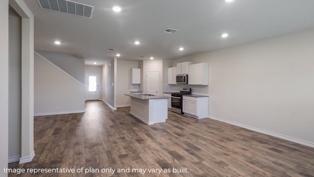 Furnished interior view inside a new home in Brookstone Creek, San Antonio (Image 5).