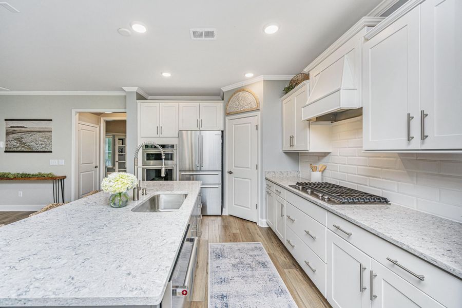 Furnished interior view inside a new home in Sea Island Preserve, Johns Island (Image 7).
