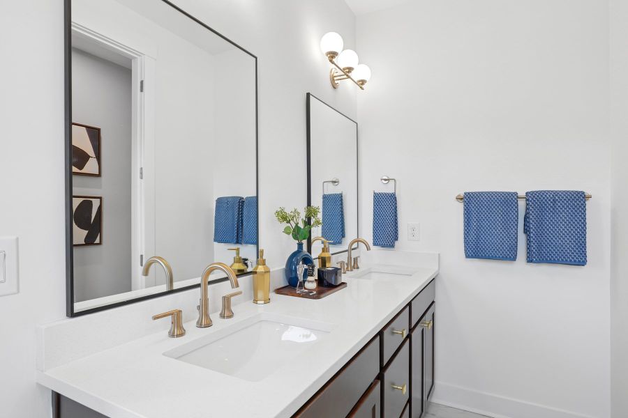 Representative furnished interior of a home built from the Holden by Tri Pointe Homes in Twinleaf Townes, Chapel Hill (Image 11).
