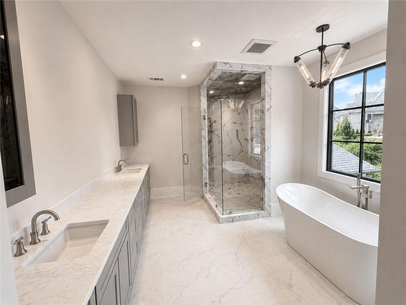 Furnished interior view inside a new home in , Alpharetta (Image 9).