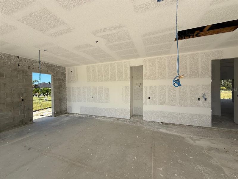 In-progress construction of a new home in , Cape Coral, FL (Image 4).