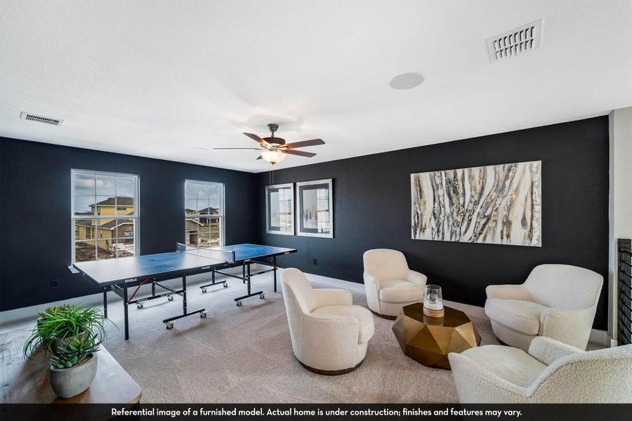 Furnished interior view inside a new home in Caney Mills, Conroe (Image 4).