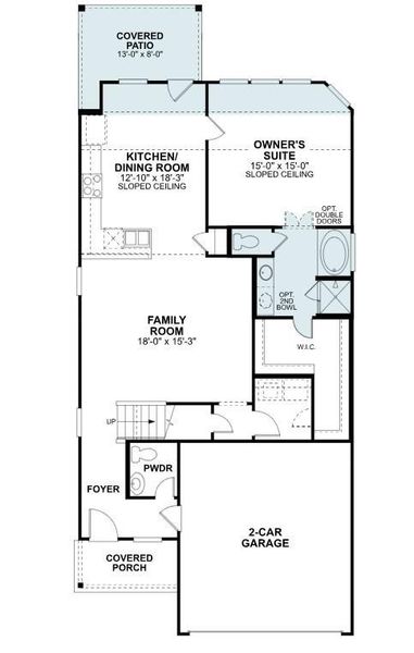 2D floor plan layout of this home in Marvida, Cypress, TX (Image 6). 2D floor plan layout of this home in Marvida, Cypress, TX (Image 6).