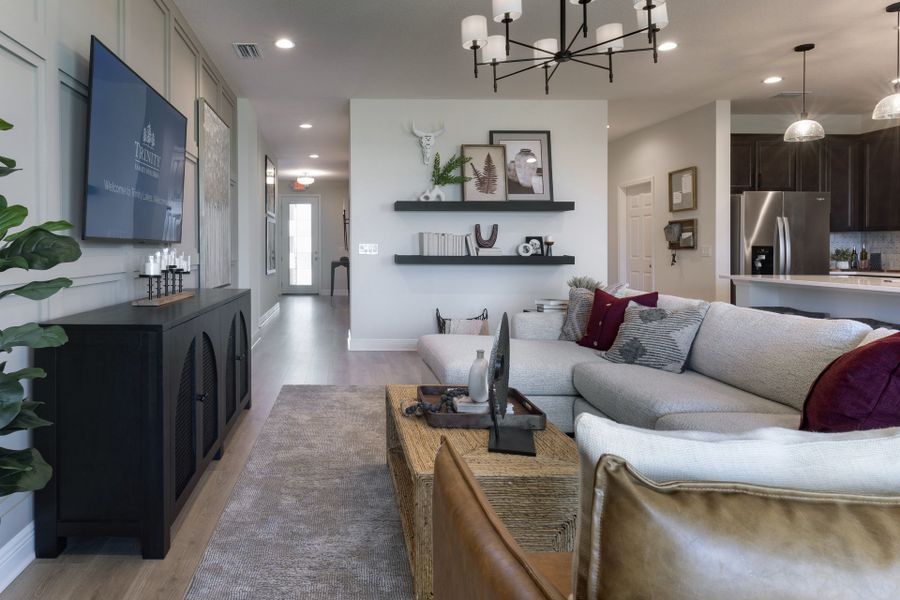 Hayden Flex single-story new construction home with private in-law suite in Central Florida