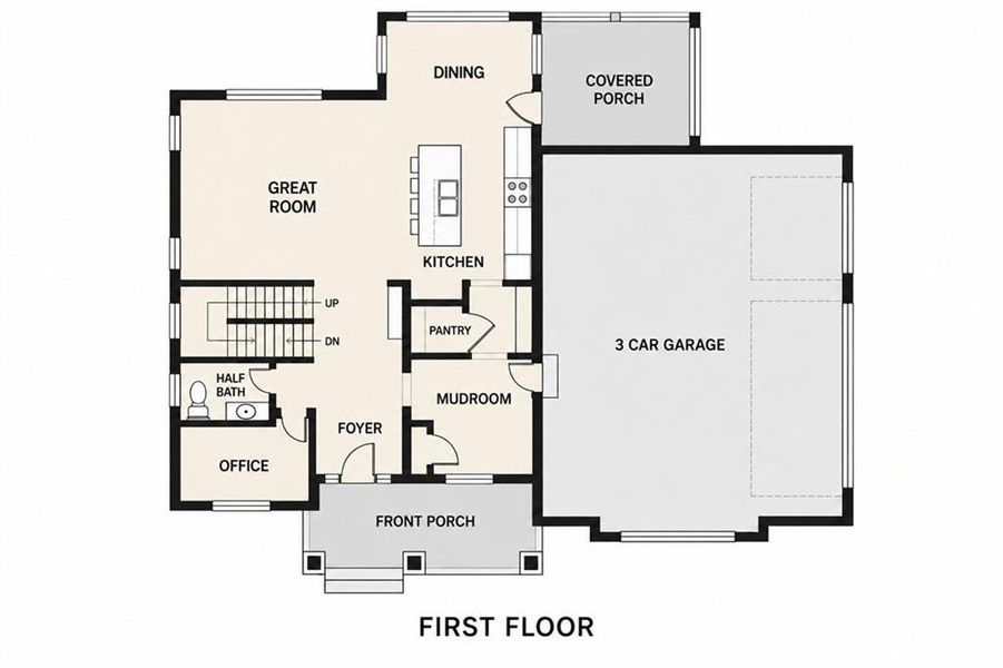 2D floor plan layout of this home in , Winston, GA (Image 4).