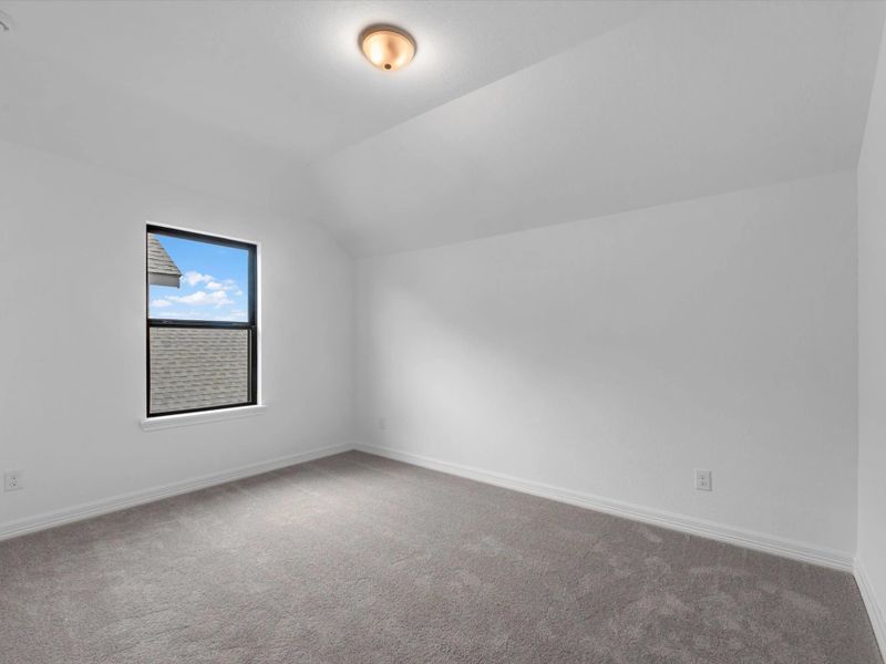 Fourth bedroom. Sample product photo. Actual exterior and interior selections may vary by homesite. Photo may be virtually staged.