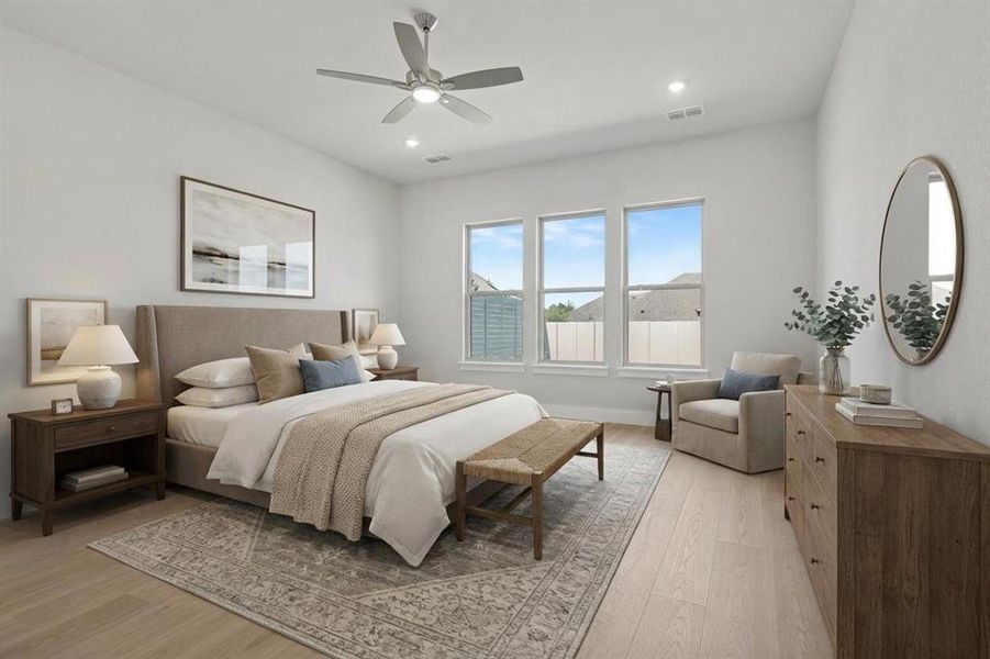 Furnished interior view inside a new home in , McKinney (Image 17).