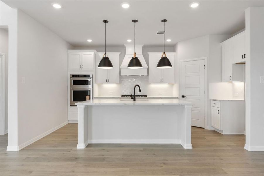 No shortage of space or style in this chef's dream kitchen! No shortage of space or style in this chef's dream kitchen!
