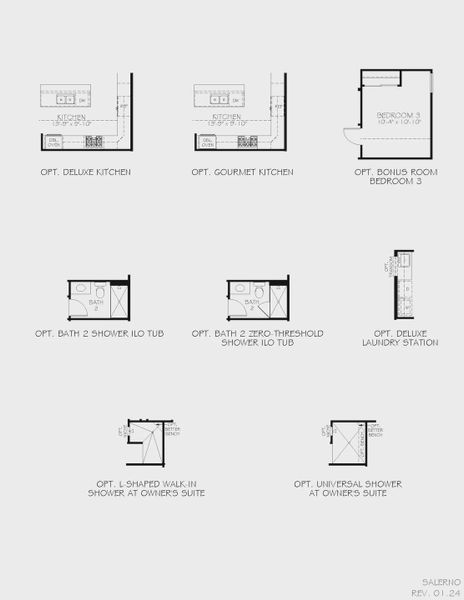 2D floor plan layout of this home in The Courtyards at Oak Grove, Durham, NC (Image 30).