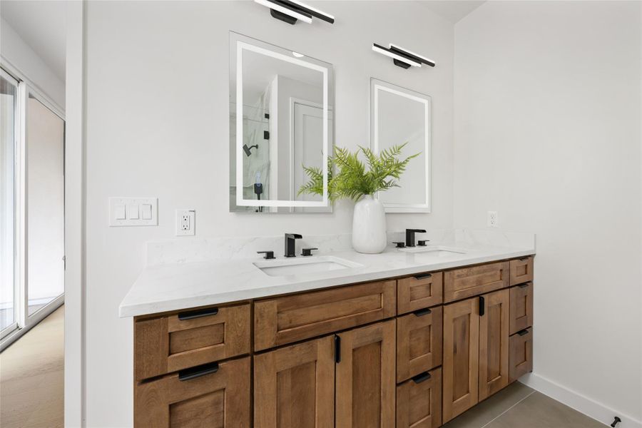 Furnished interior view inside a new home in , Austin (Image 8). Furnished interior view inside a new home in , Austin (Image 8).