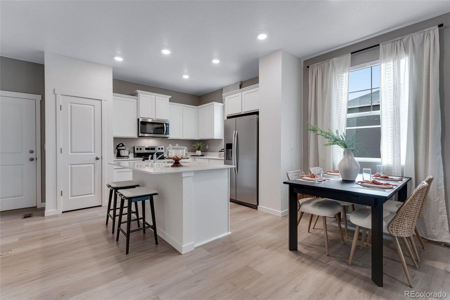 Furnished interior view inside a new home in Vista Meadows, Fort Lupton (Image 12).