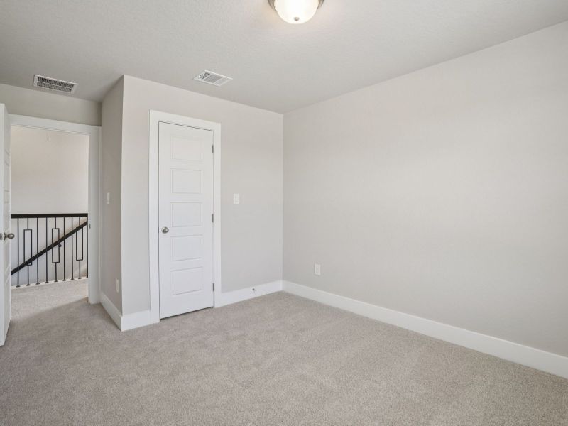 Secondary Bedroom in the San Jacinto floorplan at a Meritage Homes community. Secondary Bedroom in the San Jacinto floorplan at a Meritage Homes community.