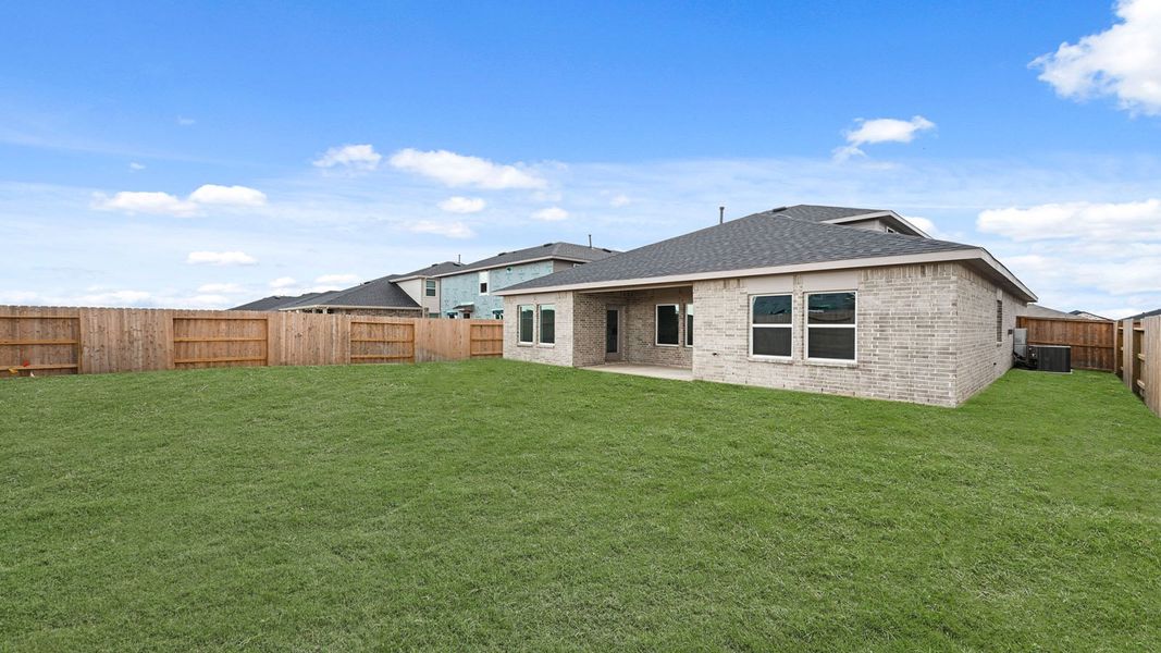 Exterior details and patio area of a home in Cypress Green, Hockley (Image 19).