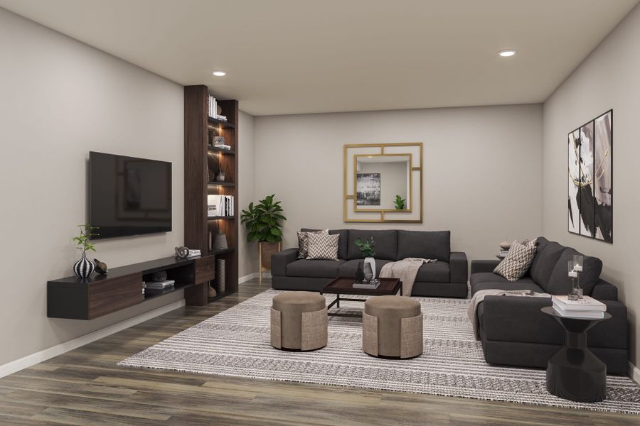 Representative furnished interior of a home built from the 5014 by Tri Pointe Homes in The Aurora Highlands, Aurora (Image 27).