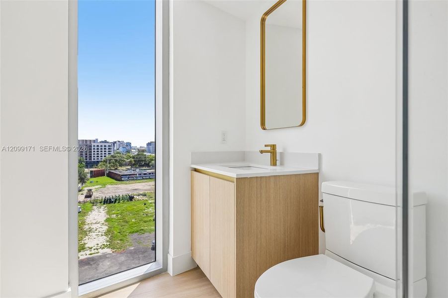 Furnished interior view inside a new home in , Miami (Image 7).