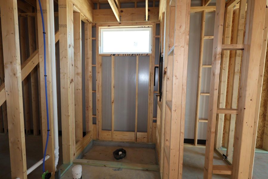 In-progress construction of a new home in Dunham Pointe, Cypress, TX (Image 40).