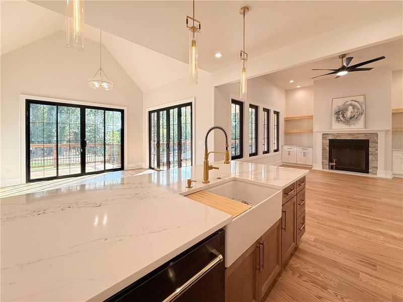 Furnished interior view inside a new home in , Marietta (Image 13).