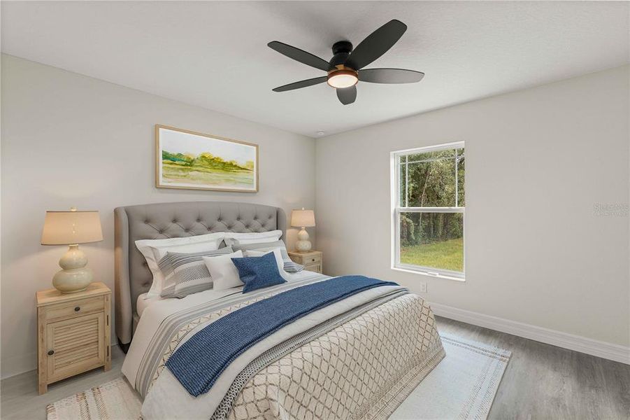 Furnished interior view inside a new home in , Dunnellon (Image 16).
