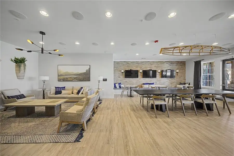 Furnished interior view inside a new home in , Canton (Image 9).