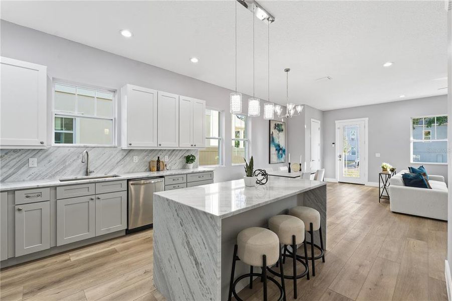 Furnished interior view inside a new home in , St. Petersburg (Image 15).