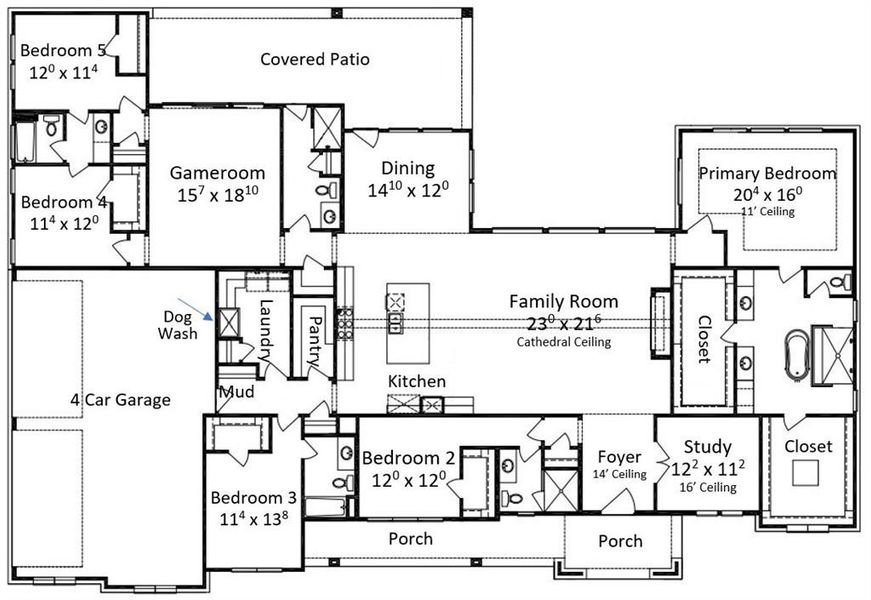 Floor plan at 1024 Lake Breeze