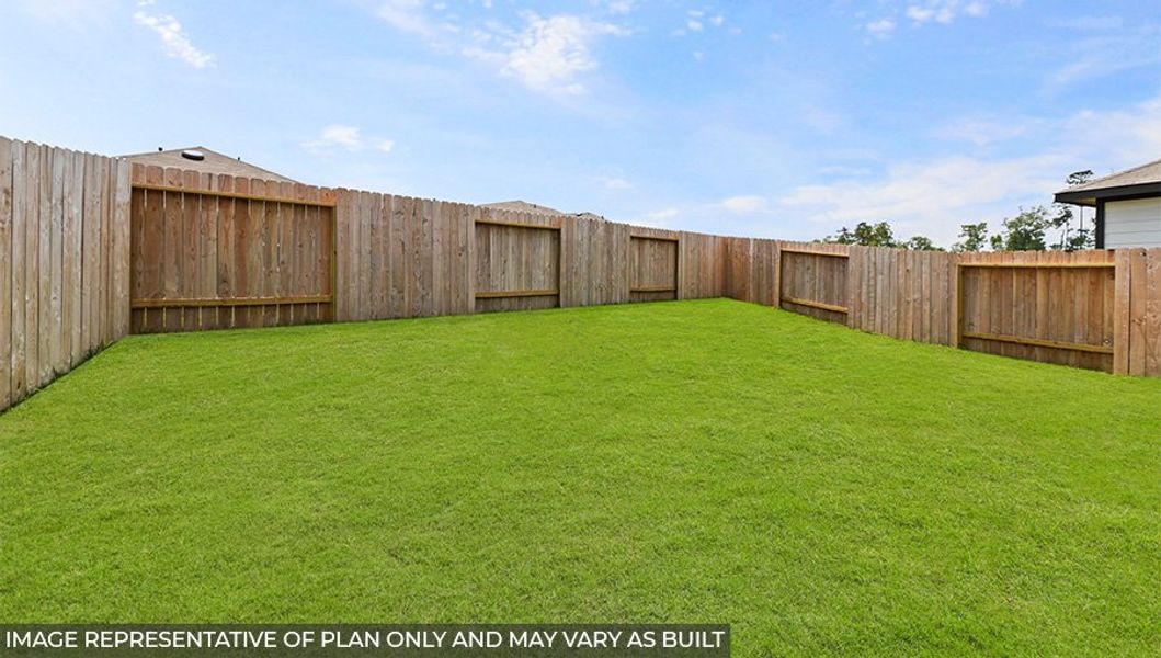 Representative exterior photo of a completed home built from the Justin by D.R. Horton in The Canopies, Splendora, TX (Image 14). Representative exterior photo of a completed home built from the Justin by D.R. Horton in The Canopies, Splendora, TX (Image 14).