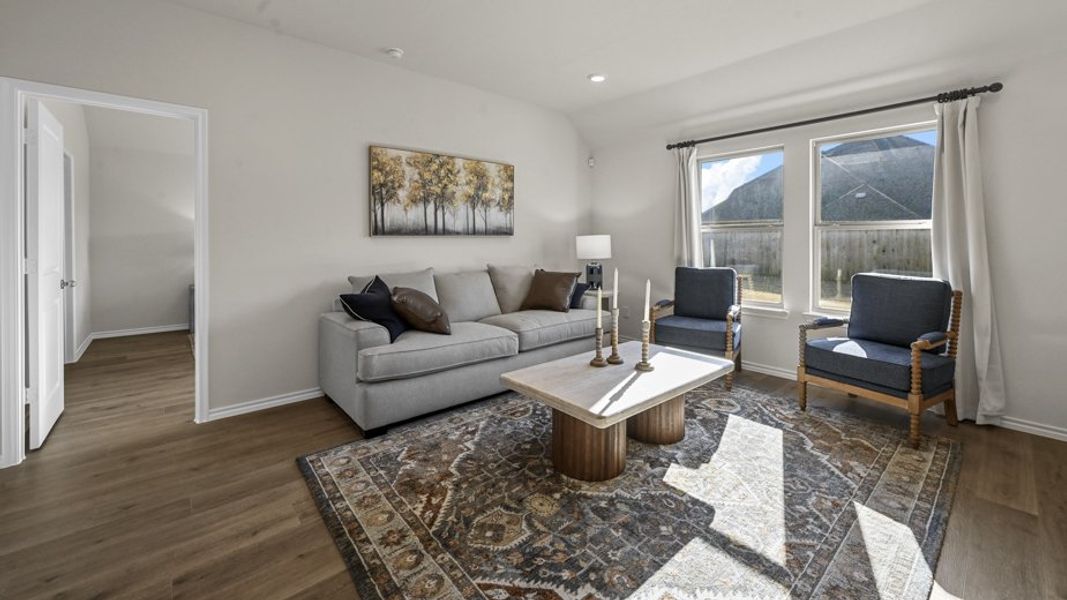 Furnished interior view inside a new home in Stonewyck Farms, Ennis (Image 14).
