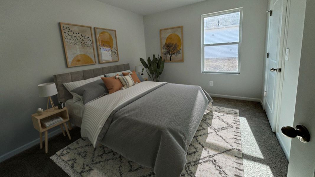 Furnished interior view inside a new home in Saddle Trace, Lewisburg (Image 10).